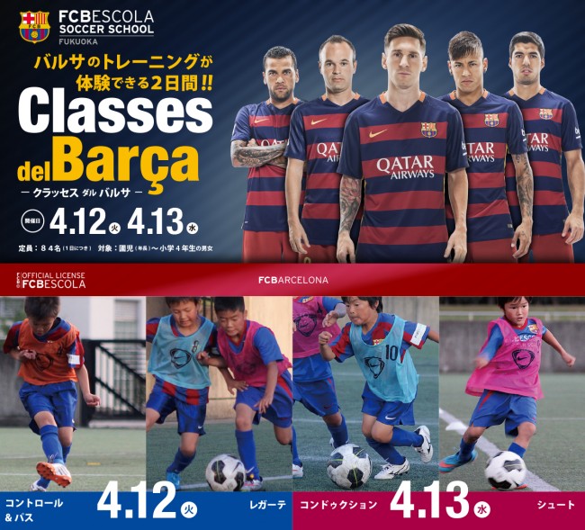 Classes del Barça 参加者募集